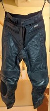 Akito Mens Black Motorcycle Mens Leather Trousers Size 32