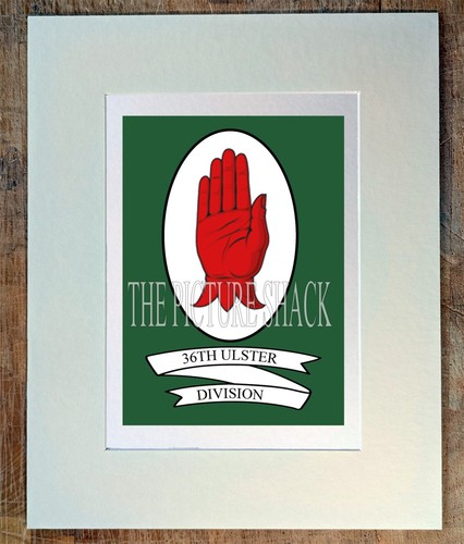 36th ulster division badge - ulster,