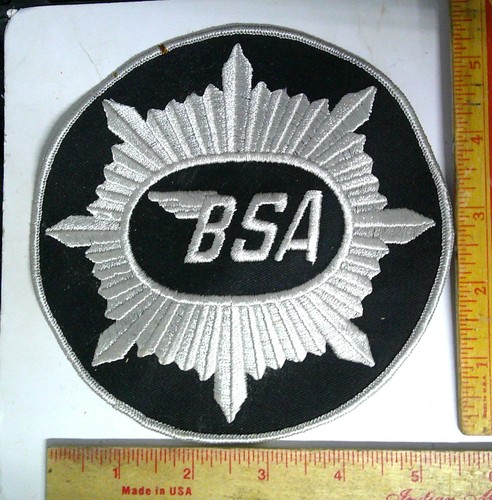 Bsa patch vintage british - patch,