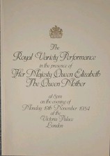 Royal Performance Programme  1984  Howard Keel Henry Mancini Paul Nicholas