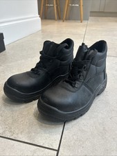 New Arco Essentials Black Work Safety Steel Toe Cap Chukka Boots S1 SRC size 5