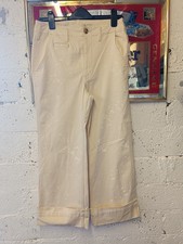 Anthropologie Pilcro Cream Wide Leg Jeans. Size 27" Brand New - Labels RRP £98