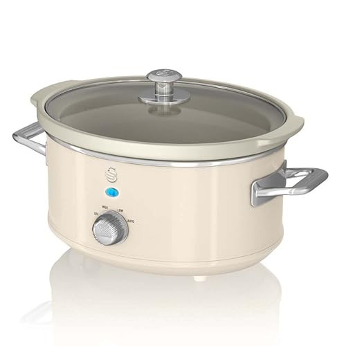 Swan retro slow cooker with - swan,
