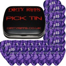 24 x Dunlop Celluloid Purple