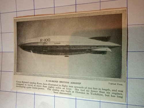 Great britain airship r100 - britain's,