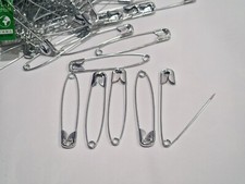 Safety Pins Extra Large 24 pins 5.5cm Strong Steel Quality 