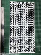 Menu Numbers, Catering Trailer Stickers/Vinyl Graphics, Burger Van Decals