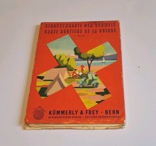 Vintage Kümmerly & Frey Cycling Map Switzerland