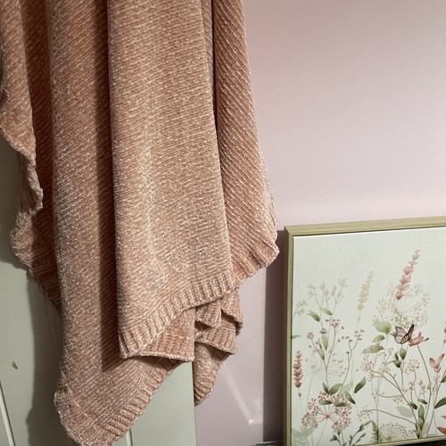 Soft chenelle throw rose - soft,