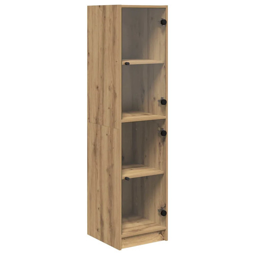Highboard with glass doors - highboard,
