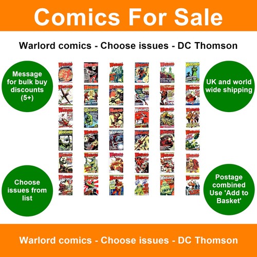 Warlord comics choose issues - choose,