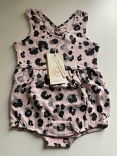 Baby Girls Short Pink Leopard