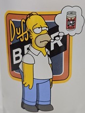  The Simpsons - Homer Simpson - Tall Frosted Beer Mug - Glass - Duff Beer