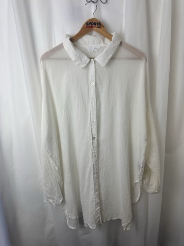 Primark white oversized long - white,