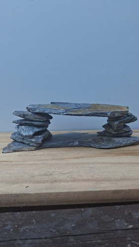 Natural grey brown - brown, slate