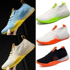 MENS COMFORT WALK RUNNING SLIP ON PUMPS SPORTS CASUAL LIGHTWEIGHT TRAINERS SHOES