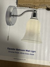 Searchlight 2931-1cc-led Bathroom Ip44 Wall Light Chrome