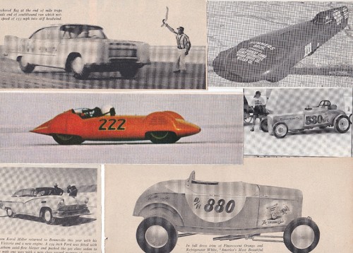 Lot race cars salt - race,