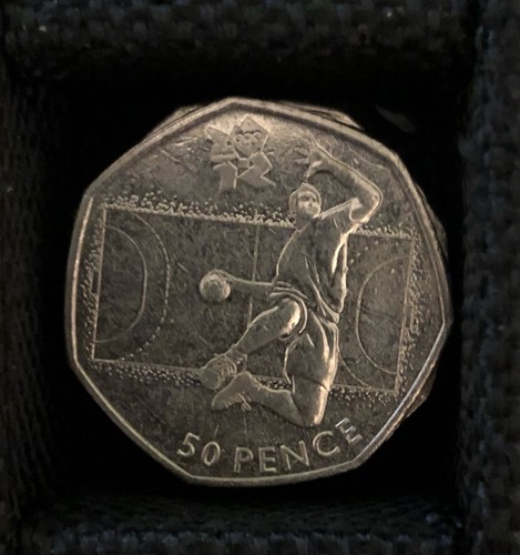 Olympic handball 50p - handball,