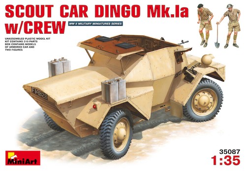 Miniart dingo 1a scout - miniart, mk.1a