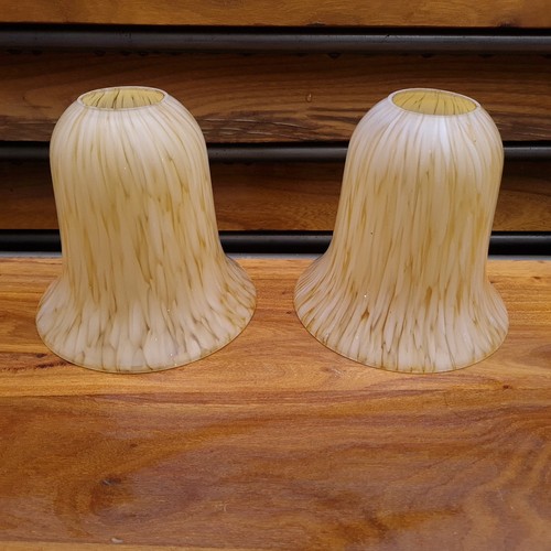 Vintage tulip lamp shades - vintage,