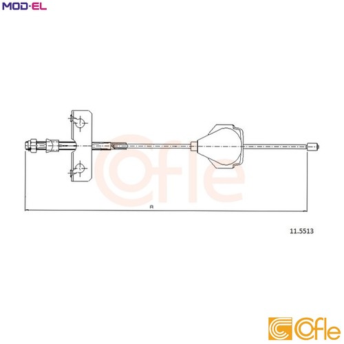 Cable pull parking brake - cable,