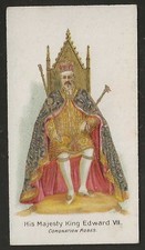 LAMBERT & BUTLER-CORONATION ROBES 1902-#07- HIS MAJESTY KING EDWARD VII