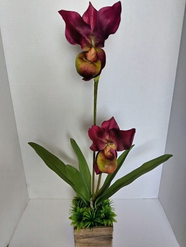 Mini artificial paphiopedilum - artificial,
