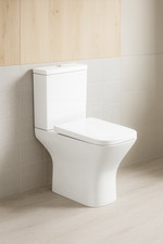 Rimless Close Coupled Toilet