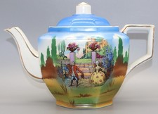 New Hall Pottery - Merrie England- Featuring Crinoline Lady & Gentleman Courting