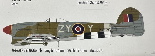 Airfix hawker typhoon - airfix, 1:72