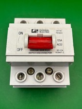 Federal FESD3 125A 3 Pole 3