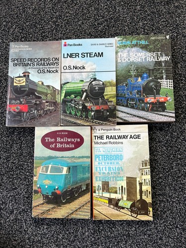 Trains railway books bundle - books,