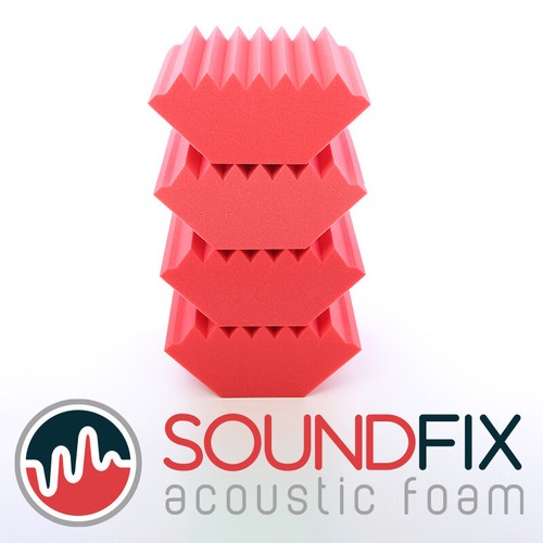 Acoustic foam bass traps - 4,