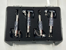 4 x illuminated Bite Indicators / hangers in case. Carp / Coarse Fishing, LED