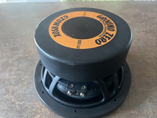 Ground Zero Uranium GZUW 8SQ 20cm 8" 300 Watts RMS 2 x 2 Ohm Car Sub Subwoofer