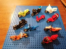 LEGO Minifigure motorbike motor cycle bundle of 10