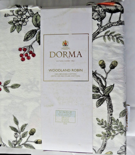 Dorma woodland robin - robin, woven