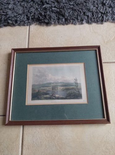 Antique 1836 framed print the - framed, 'the