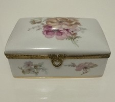 Limoges porcelain jewelry - porcelain, or