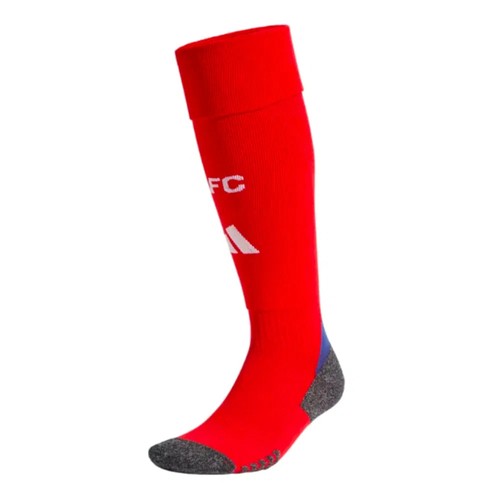 Men football socks - men's, red