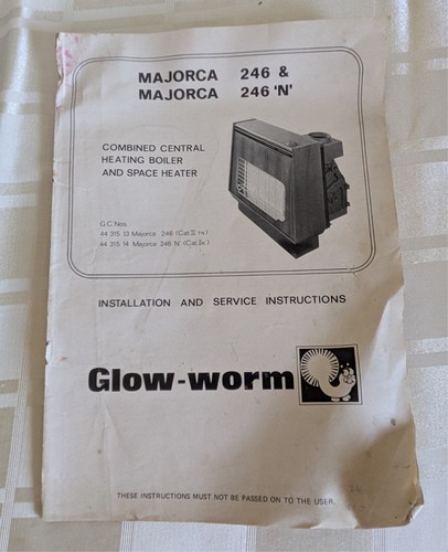 Vintage glow worm - vintage, boiler