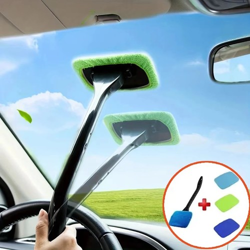 Car window cleaning brush kit - car,