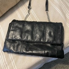 Zara Black Faux Leather