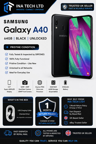 Samsung galaxy a40 64gb - samsung,