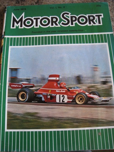 Motor sport jun - 1974, belgian