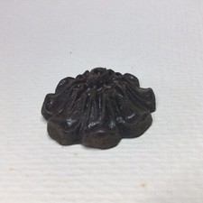 Antique Carved Finial Wood Old Reclaimed  Cabinet Salvaged. Small.