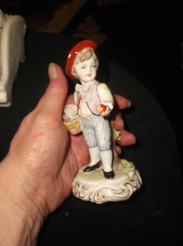 Vintage gilded capodimonte - vintage,