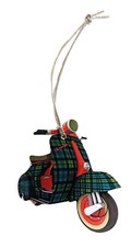 Scottish Scooter Christmas Tree Decoration - Scottish Gift - Tartan Gift MS16-D