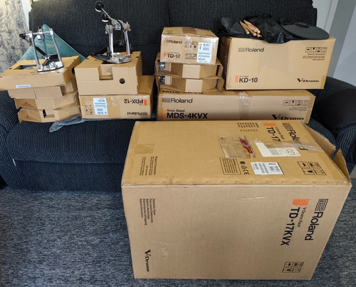 Roland 17kvx drums - td-17kvx, v-drums